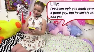 Teen Lilly enjoys passionate sex in high definition